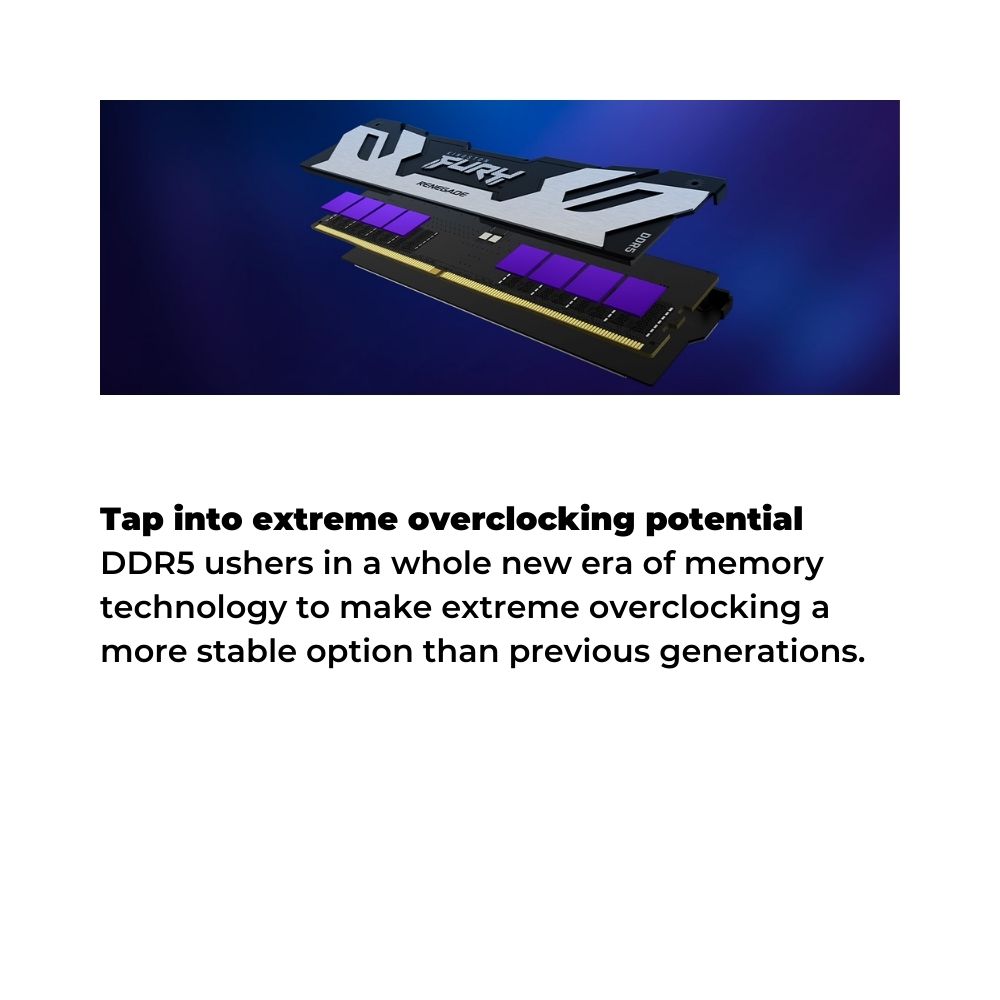 Kingston Fury Renegade DDR5 Desktop Ram DIMM Kit of 2